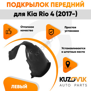 Подкрылок передний левый Kia Rio 4 (2017-) KUZOVIK