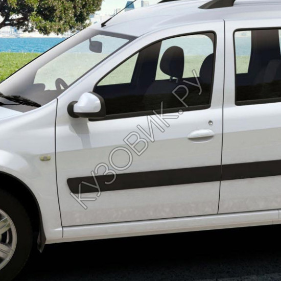 Дверь передняя левая в цвет кузова Лада Ларгус (2012-2021) с отверстиями под молдинг Дверь передняя левая в цвет кузова Лада Ларгус (2012-2021) с отверстиями под молдинг