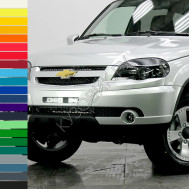 Бампер передний в цвет кузова Нива Шевроле БЕРТОНЕ (2009-2022) 