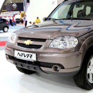 Бампер передний в цвет кузова Нива Шевроле БЕРТОНЕ (2009-2022) 