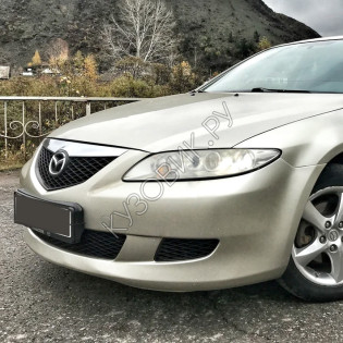 Бампер передний в цвет кузова Mazda 6 GG (2002-2005) Бампер передний в цвет кузова Mazda 6 GG (2002-2005)