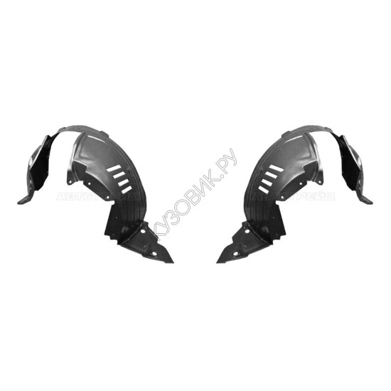 Подкрылки передние Ниссан Кашкай Nissan Qashqai J10 (2007-2013) комплект 2 штуки левый и правый SAT высокое качество