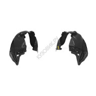 Подкрылки передние Опель Корса Opel Corsa D (2006-2011) комплект 2 штуки левый и правый DE-GA высокое качество