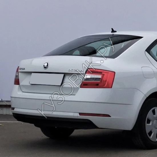 Бампер задний в цвет кузова Skoda Octavia A7   (2017-2021) рестайлинг Бампер задний в цвет кузова Skoda Octavia A7   (2017-2021) рестайлинг