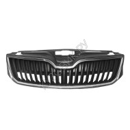Решетка радиатора с хромированным молдингом Skoda Rapid (2012-2017)