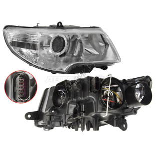 Фара SKODA SUPERB 08-13 прав DEPO