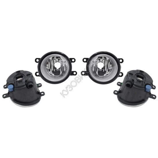 Фары противотуманные Тойота Аурис Toyota Auris 1 (2007-2012) комплект 2 штуки левая и правая SAT высокое качество